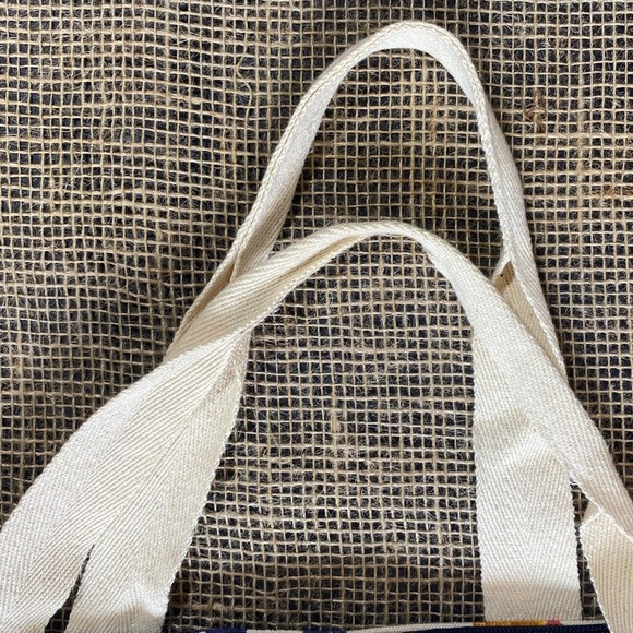 Tote Bag Spring Canvas Colorful Patterned Floral/Abstract Design NEW - Picture 9 of 9